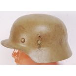 WWII GERMAN AFRIKA KORP HELMET