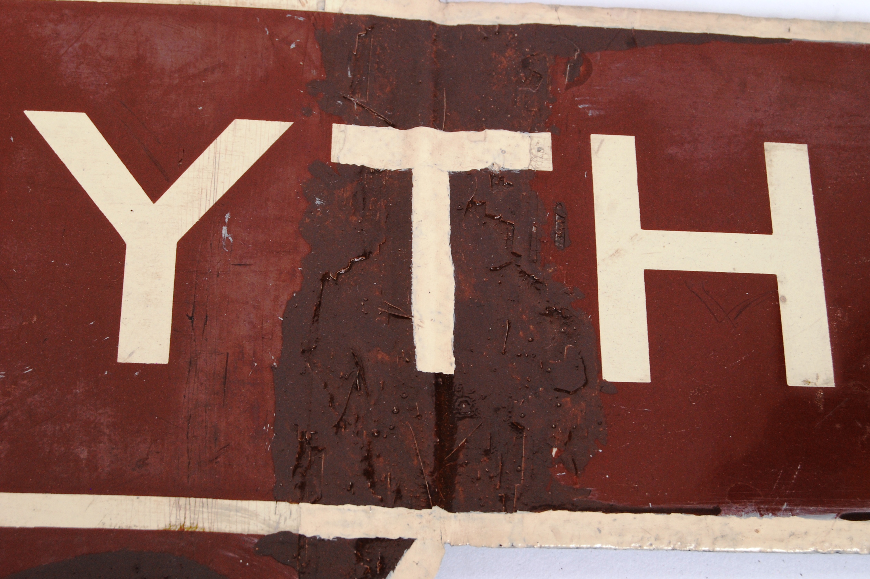 ORIGINAL ABERYSTWYTH RAILWAY SIGN - Image 2 of 4