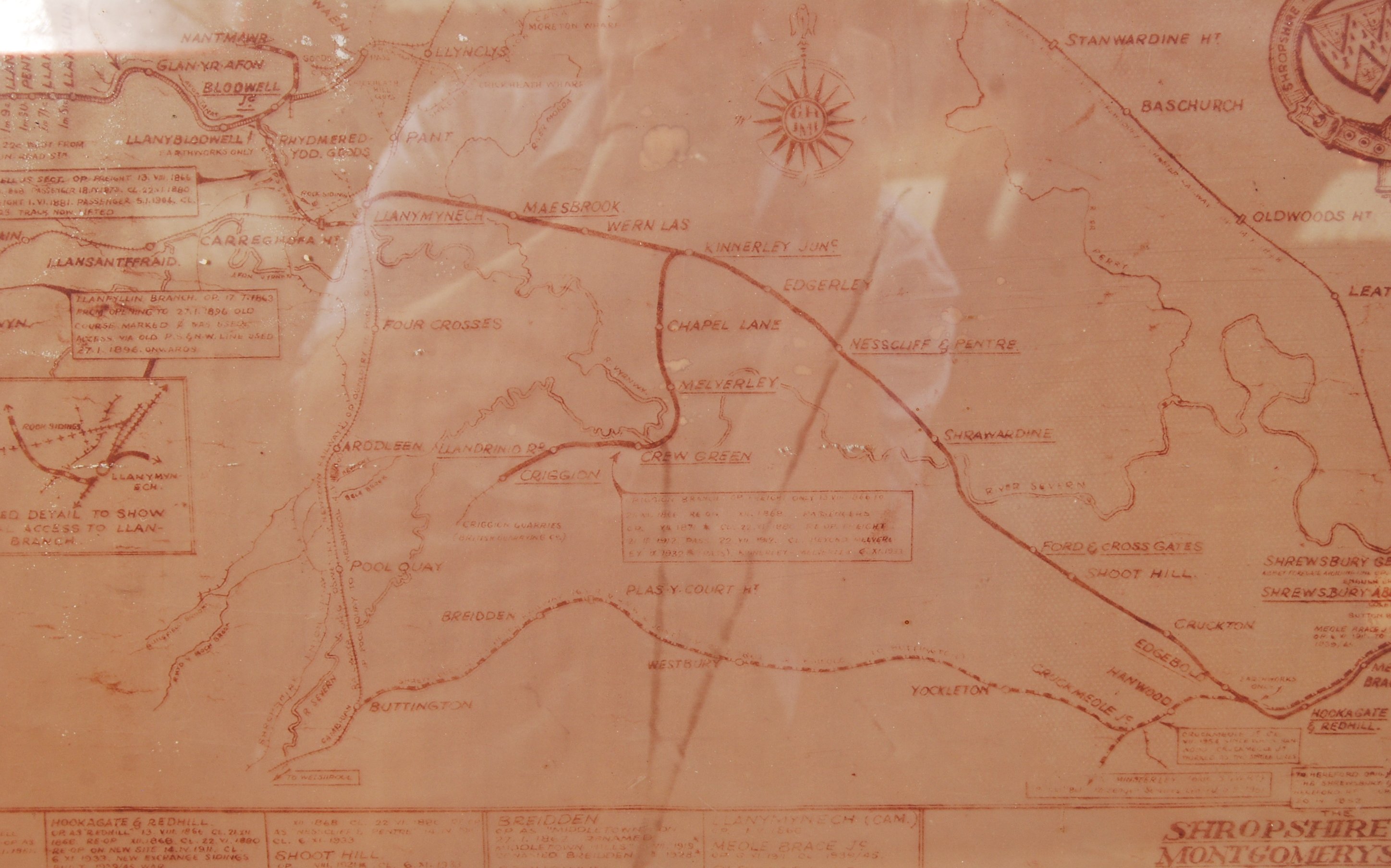 SHROPSHIRE & MONTGOMERYSHIRE RAILWAY MAP - Image 5 of 5