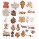 WORLD WAR CAP BADGES