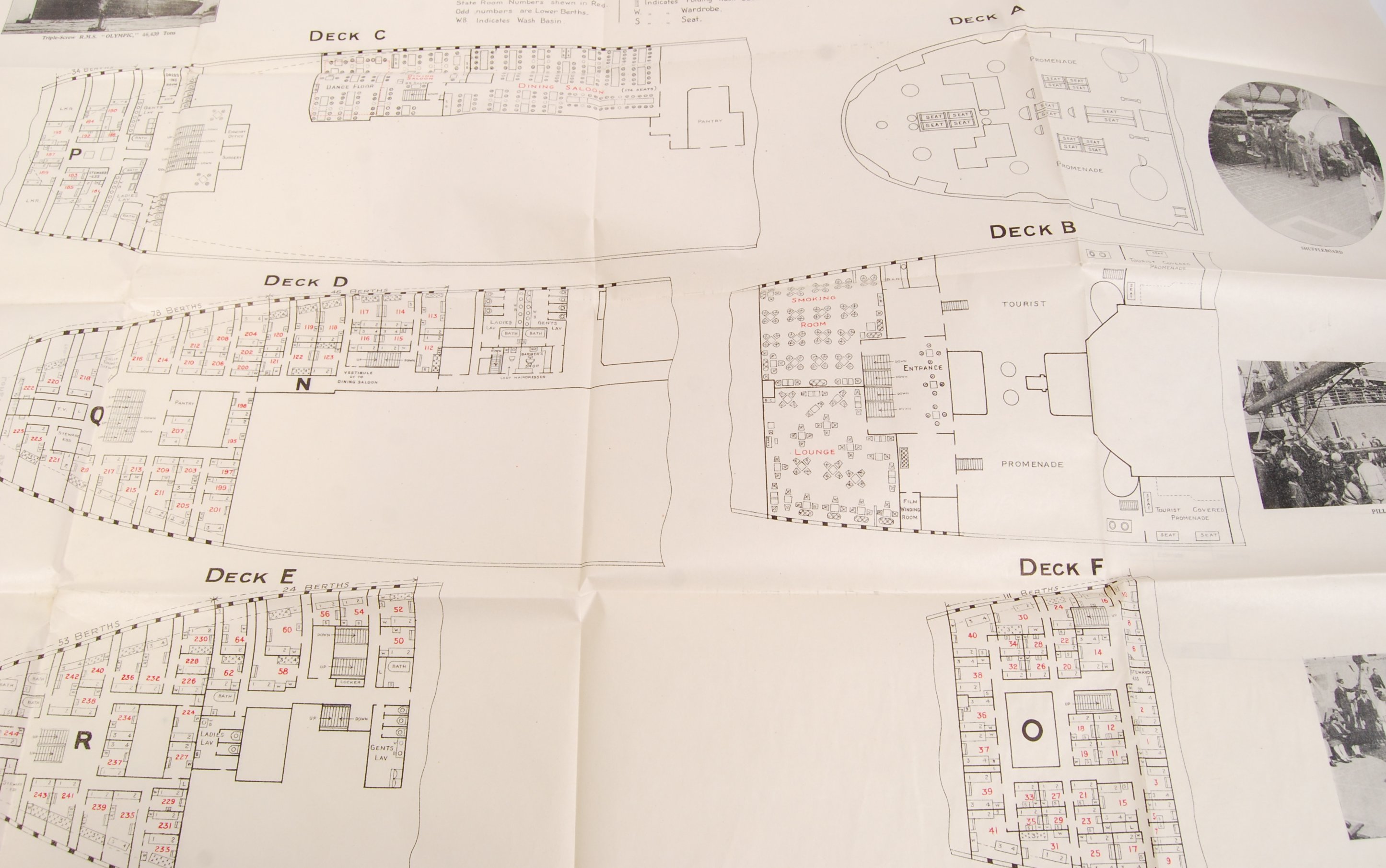 RMS OLYMPIC TOURIST CABIN PLAN - Image 4 of 7