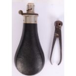 ANTIQUE POWDER FLASK