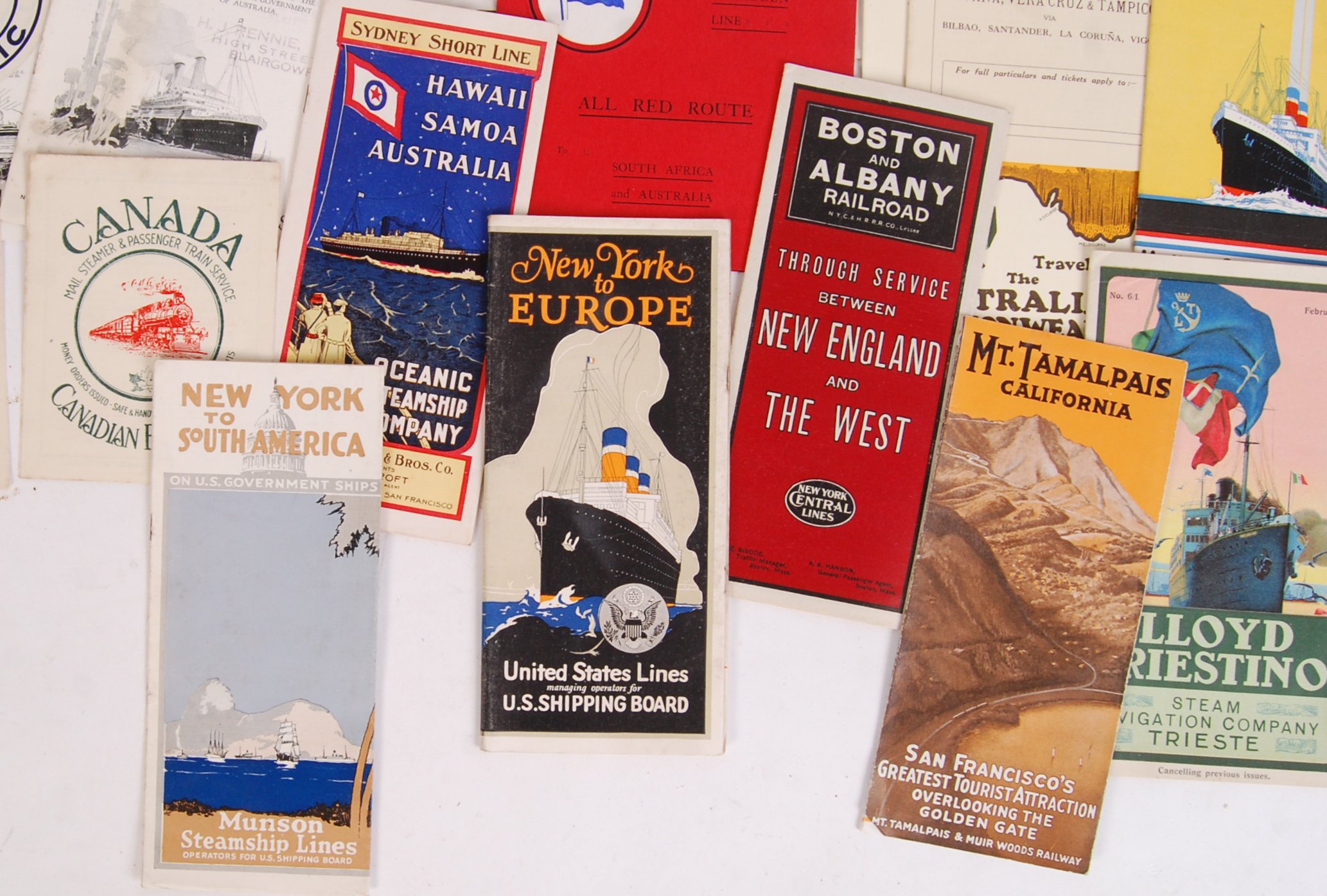 VINTAGE SHIPPING & TRAVEL BROCHURES - Image 5 of 7