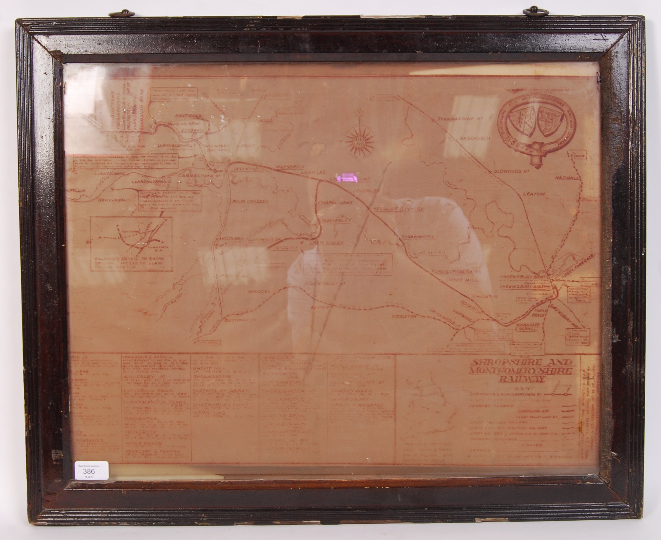 SHROPSHIRE & MONTGOMERYSHIRE RAILWAY MAP