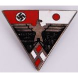 GERMAN JAPANESE ENAMEL BADGE