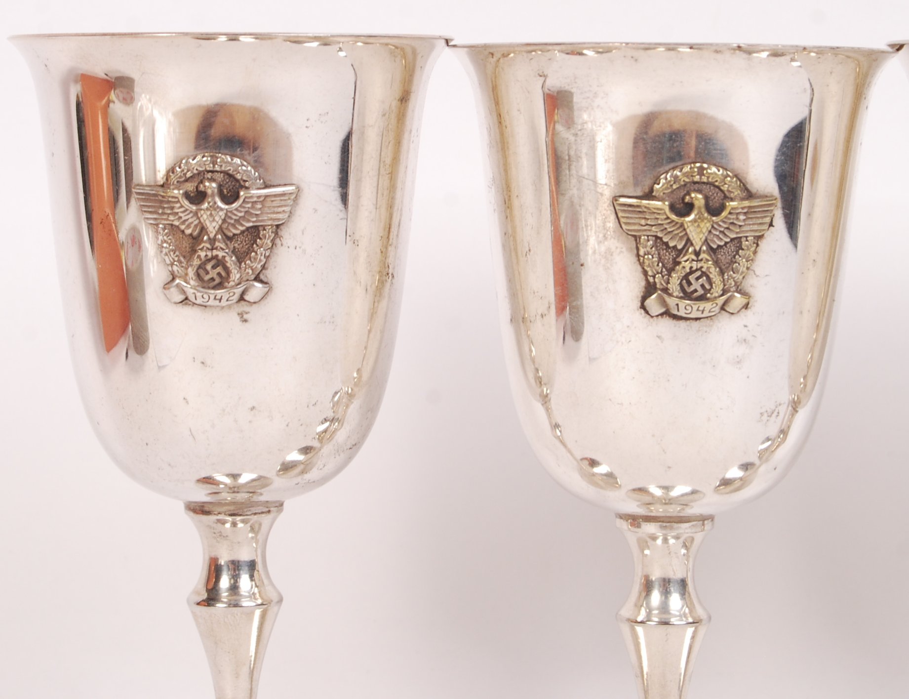 GERMAN WINE GOBLETS - Image 2 of 3