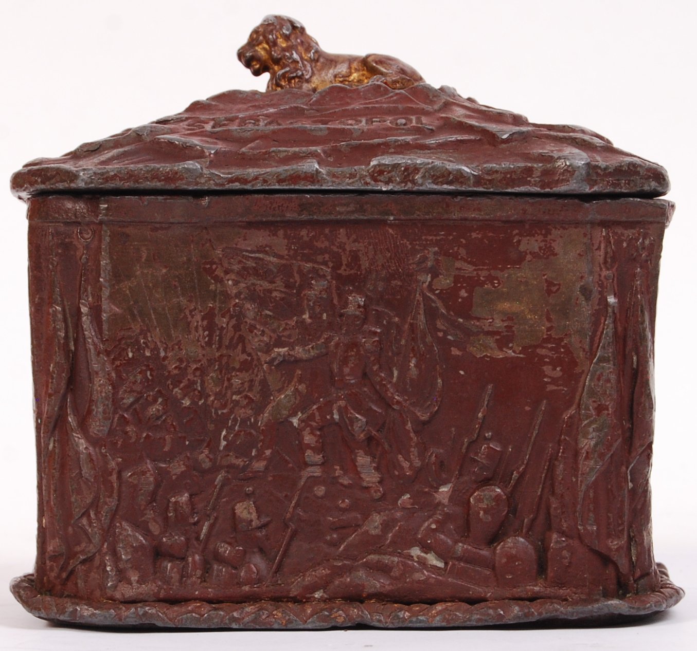 CRIMEAN WAR COMMEMORATIVE TOBACCO JAR