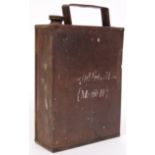 WWI COPPER OIL CAN