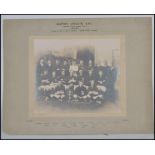 1907 Original mounted large photo of CLIFTON ATHLETIC Football Team. Named players/officials printed