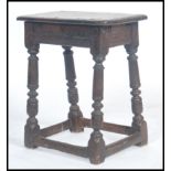 A believed 18th / 19th century country oak peg joi