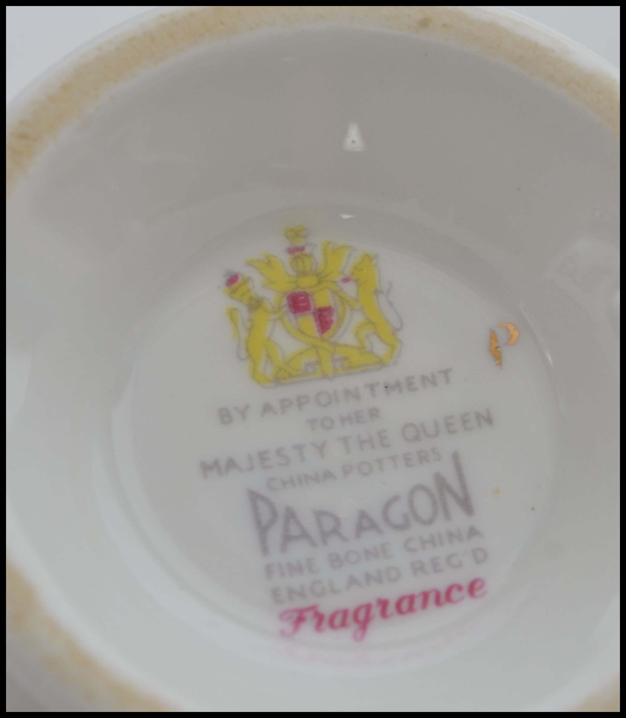 A vintage 20th century chintzy pattern part tea, soup and dinner service by Paragon in the fragrance - Image 8 of 9