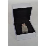 A ladies contemporary DKNY wristwatch complete in the original presentation case with booklet. The