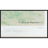 David Shepherd Two framed and glazed limited edition hand signed prints one entitled County