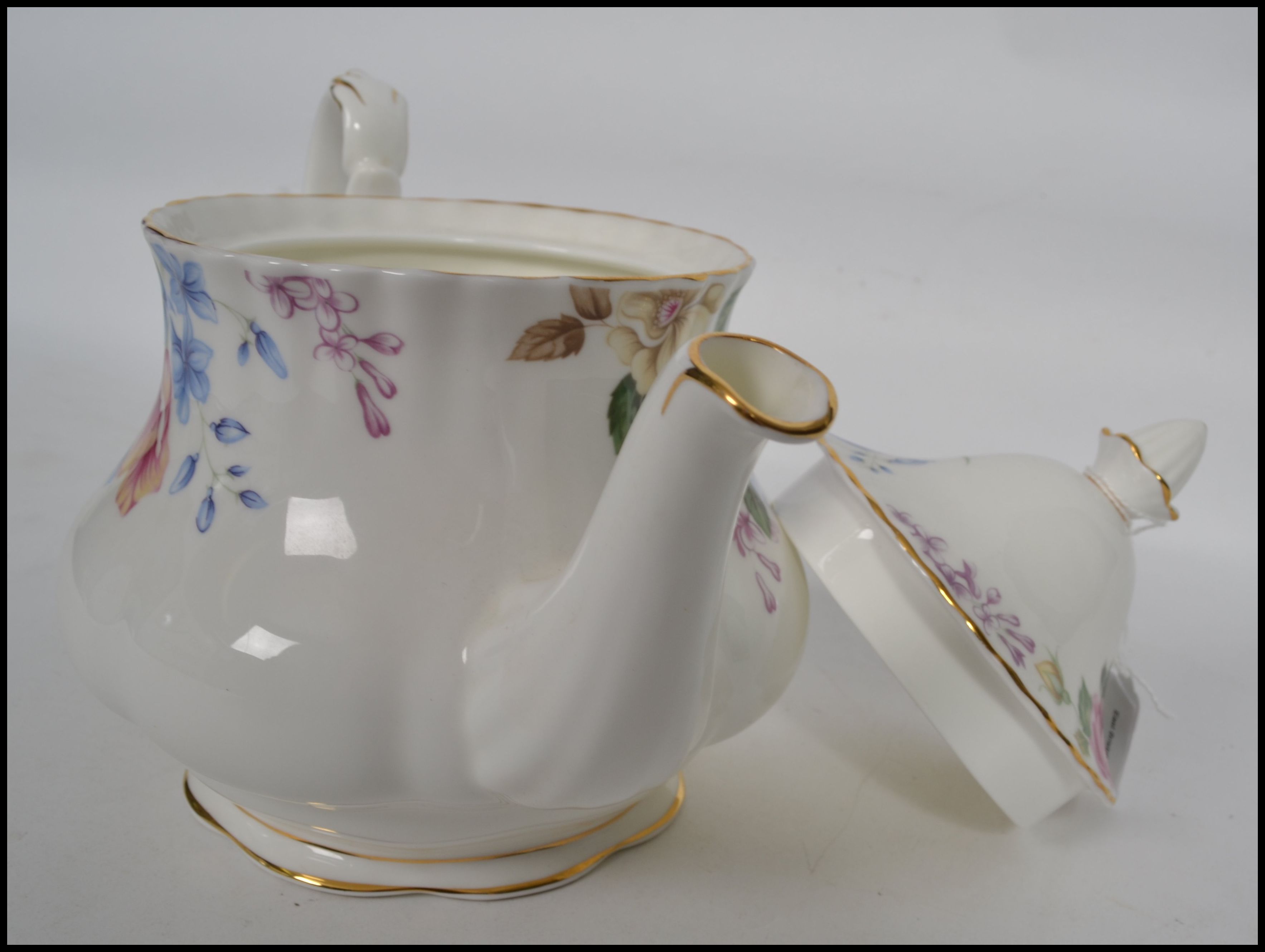 A Royal Albert ' Beatrice ' pattern teapot in a ch - Image 5 of 6