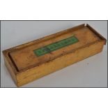 A boxed antique Spellicans ivory game in original