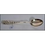 An oversized large Danish Silver Plated Basting Sp