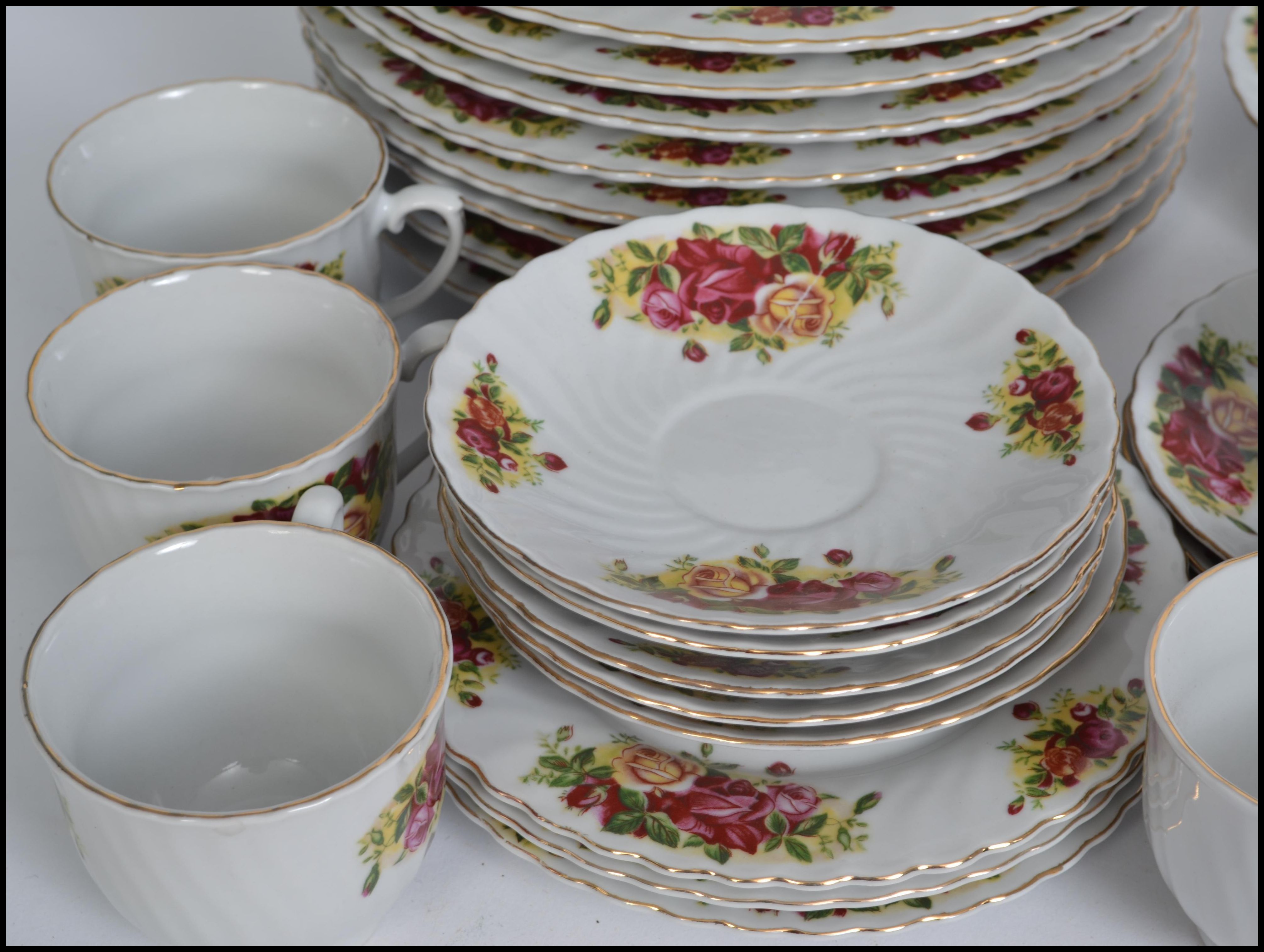 An extensive bone China tea service by Royal Norfo - Bild 4 aus 16