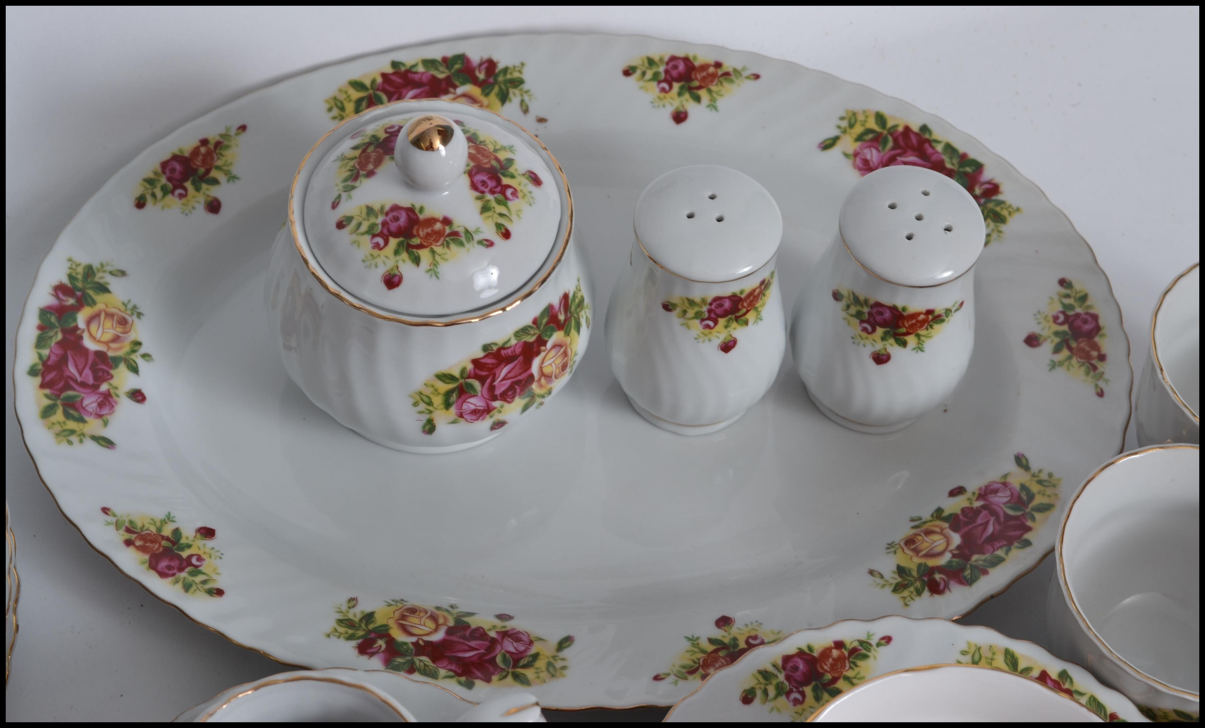 An extensive bone China tea service by Royal Norfo - Bild 6 aus 16