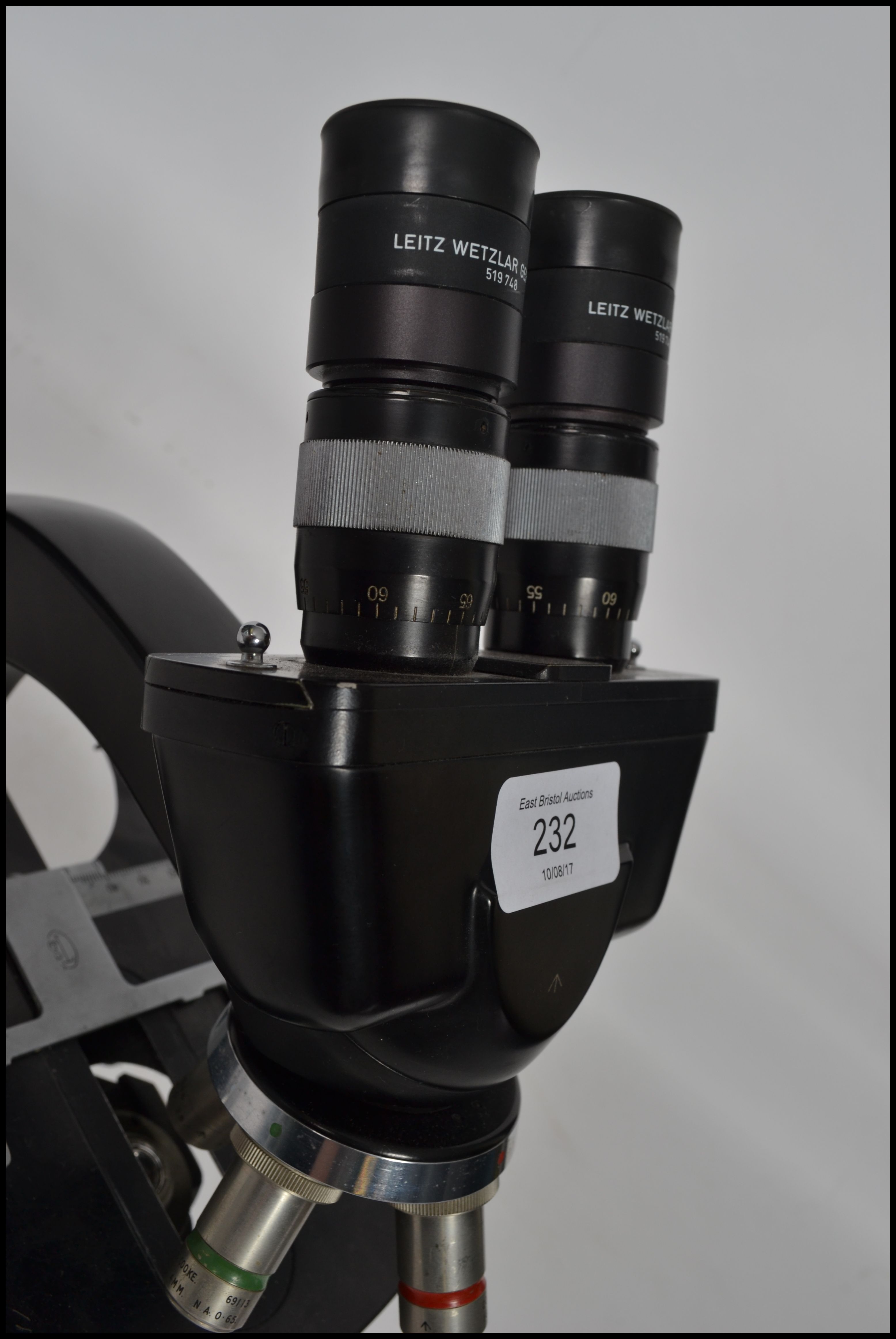 A Ernst Leitz Wetzlar Binocular Microscope,having - Image 5 of 6