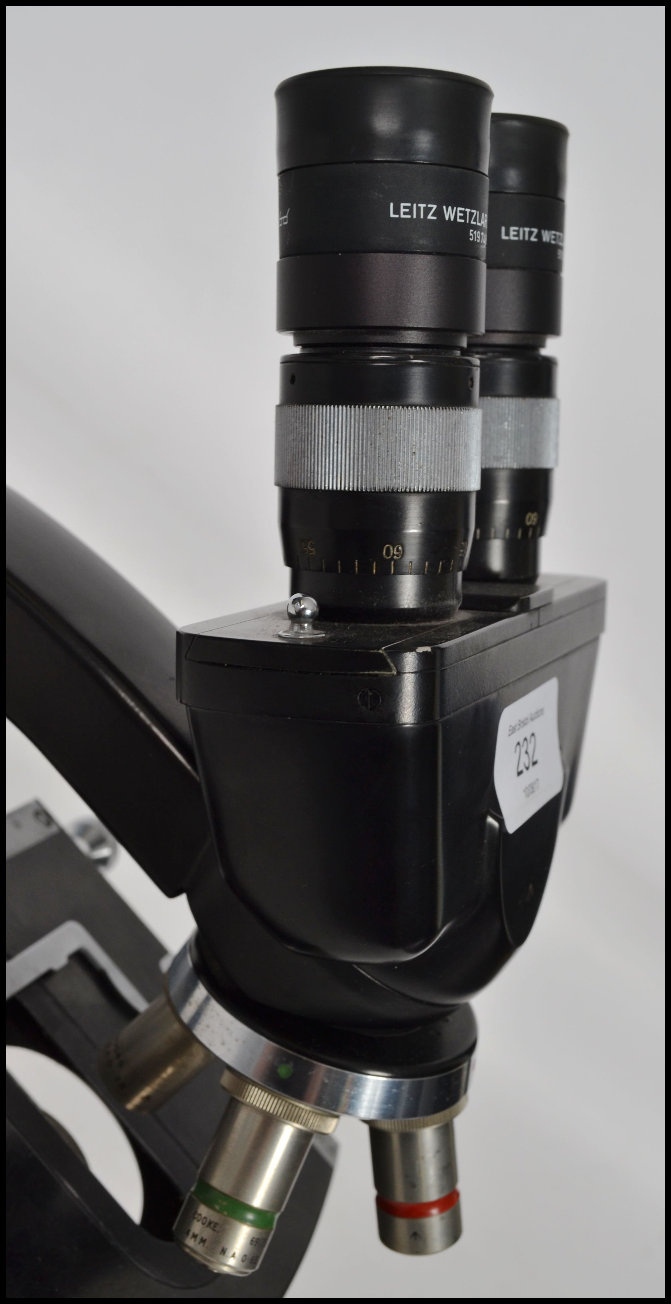 A Ernst Leitz Wetzlar Binocular Microscope,having - Image 3 of 6