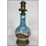 A 19th century Chinese / French table lamp in the