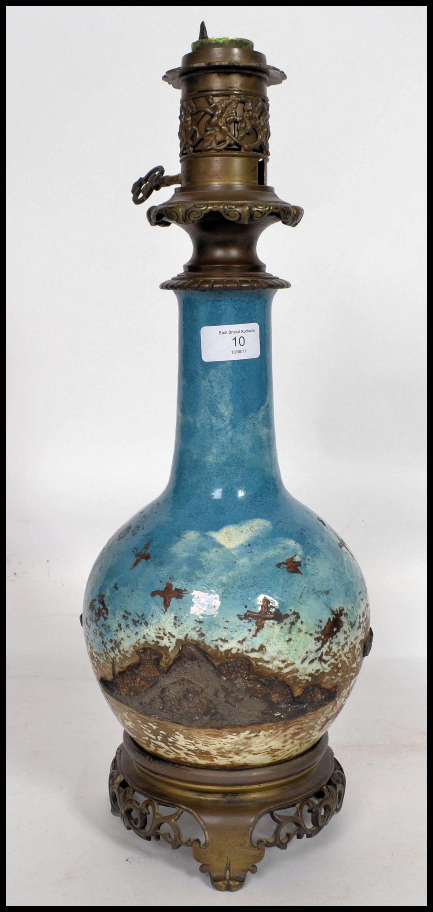A 19th century Chinese / French table lamp in the - Bild 2 aus 7