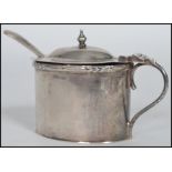 An early 20th century hallmarked silver condiment