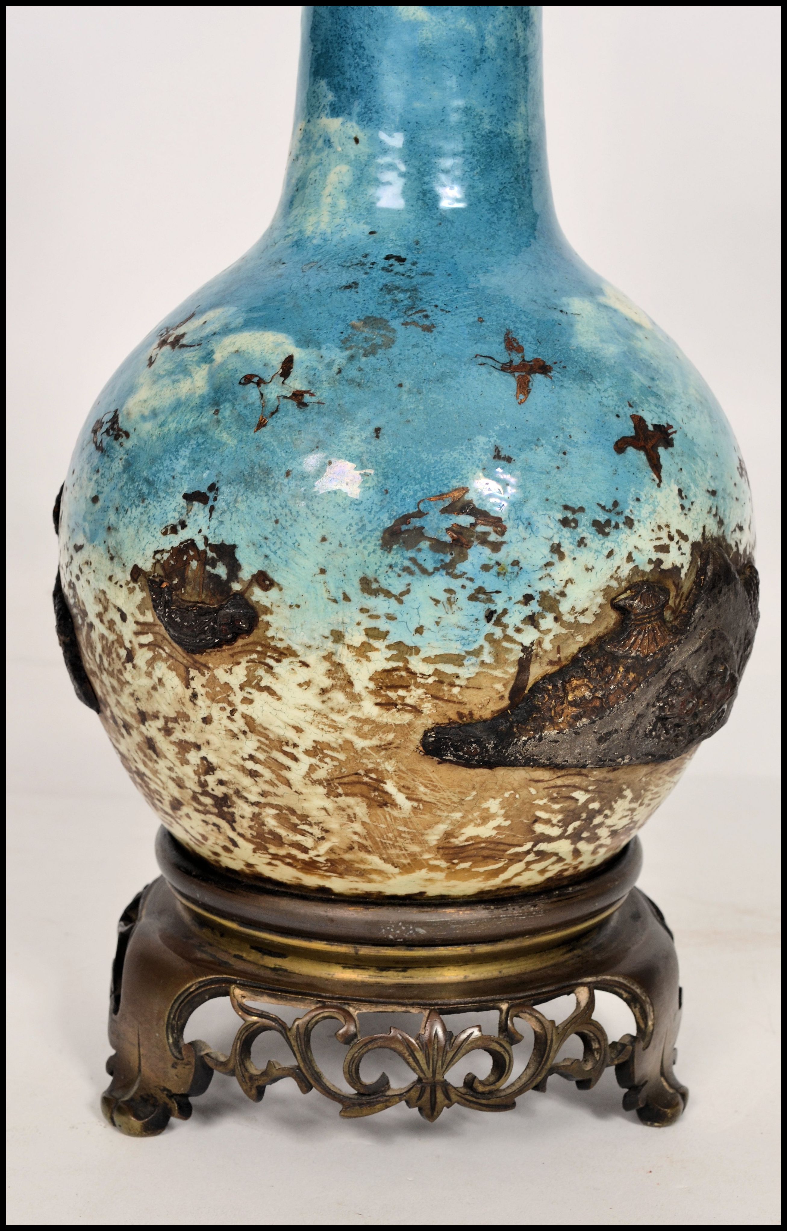 A 19th century Chinese / French table lamp in the - Bild 3 aus 7