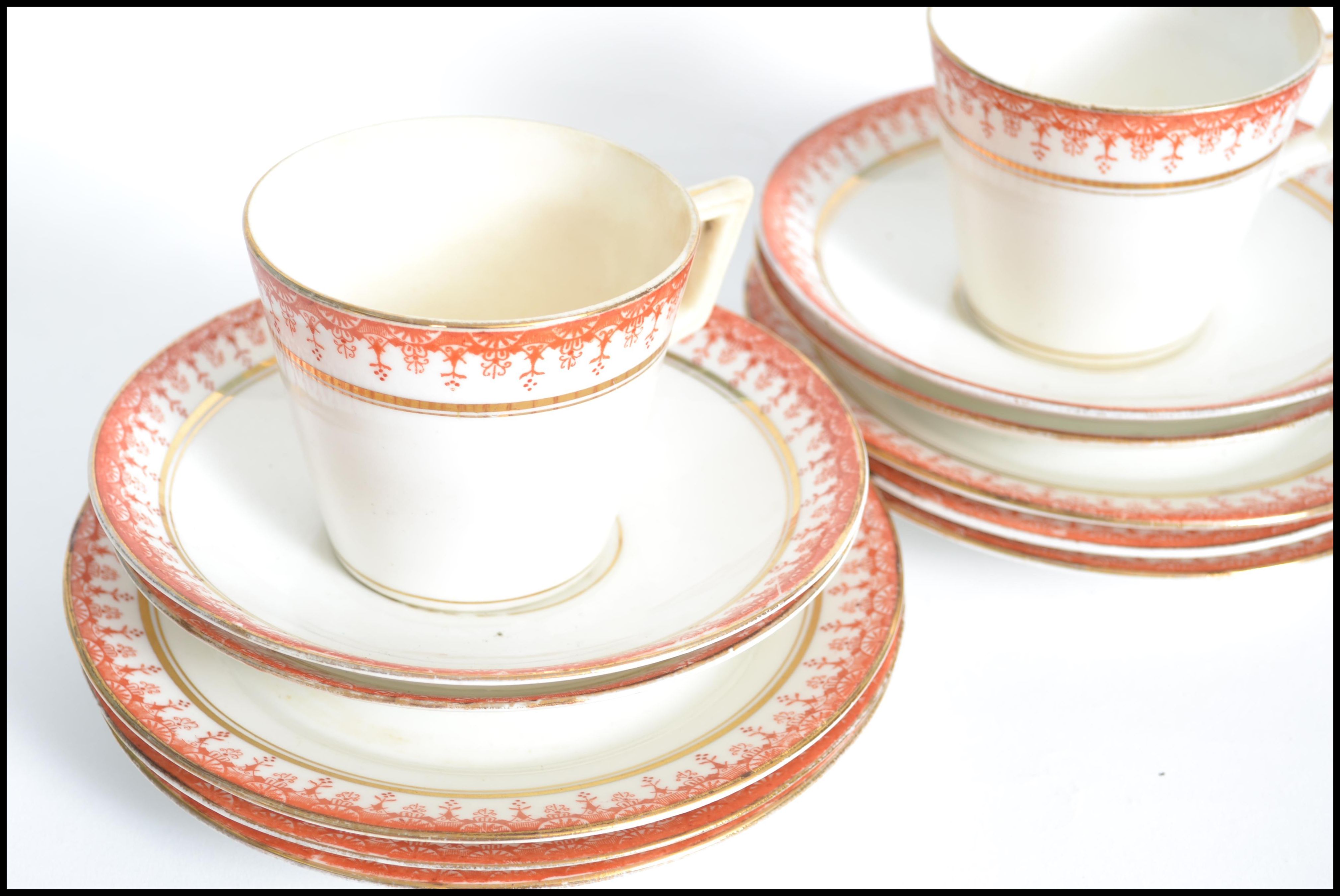 A collection of 19th century Bone China tea cups a - Bild 3 aus 3