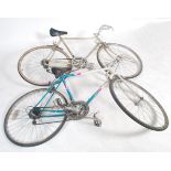 2 vintage 20th century racing bikes / bicyles to include 1 Apollo and another Elswick Centenary