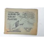A 'Topical Times Panel Portrait Album of Star Footballers' containing a complete set of twenty-