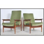 A good pair of mid century armchairs by Eric Pamphilon and George Fejer for Guy Rogers in the