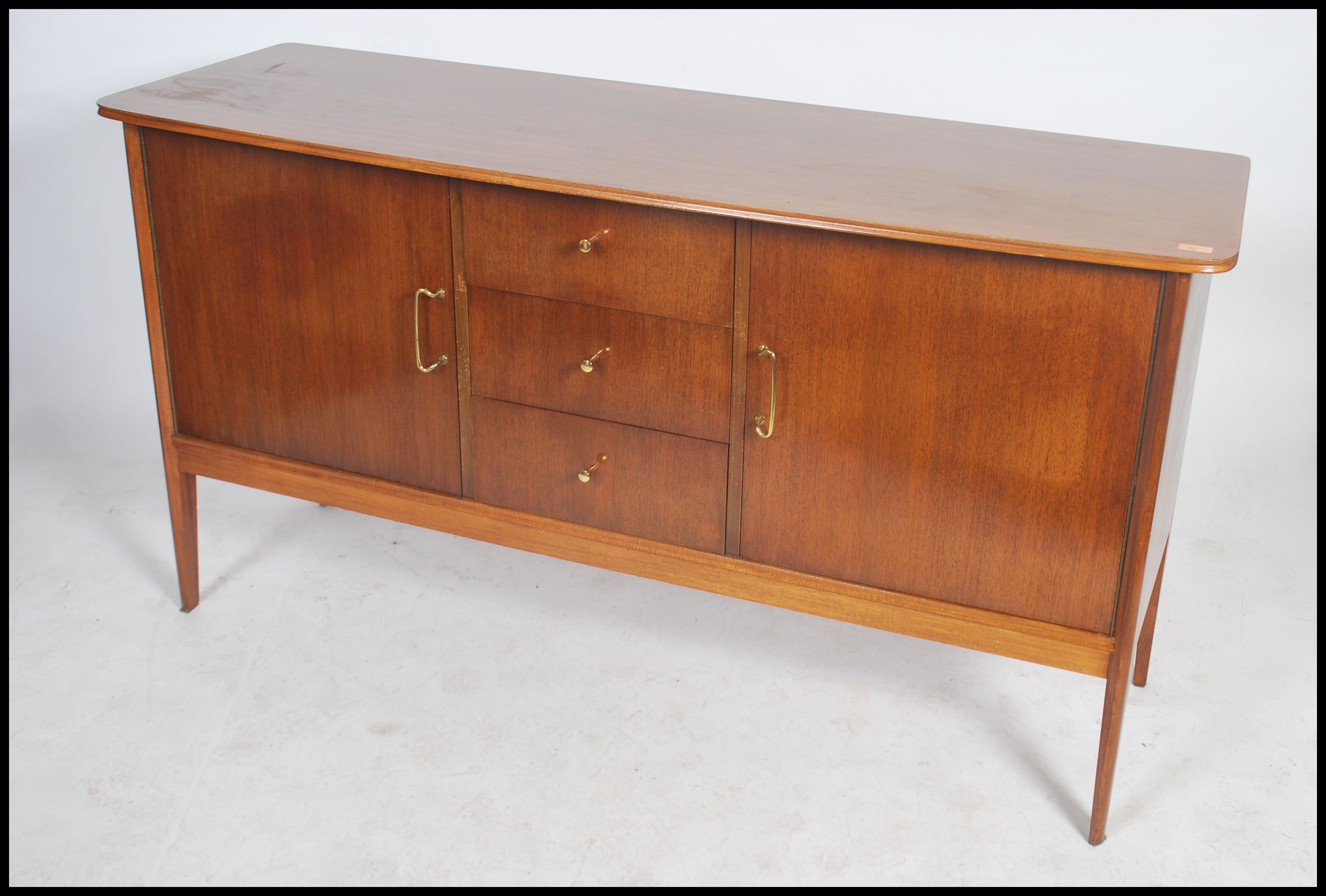 A good mid century / 1950's  sideboard by Pete Hayward for Vanson. The sideboard raised on tapered - Image 2 of 5