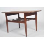 A mid century retro teak wood coffee table by Ib Kofod Larsen for G Plan. Part of the Danish