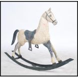 A stunning 20th century tin plate horse constructed from sheet metal and modelled on a Palmero /