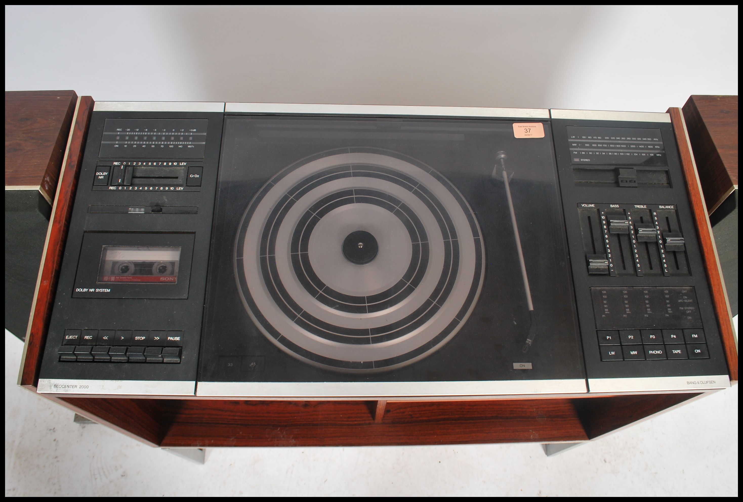 A good Bang & Olufsun 1970's retro hi-fi system set within the rare B&O stand complete with beovox - Image 3 of 6