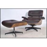 After Charles and Ray Eames for Herman Miller Lounge chair. Originally manufactured for Herman