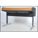 A George Nelson or Herman Miller roll / tamobour ' action office desk being designed in 1964 and