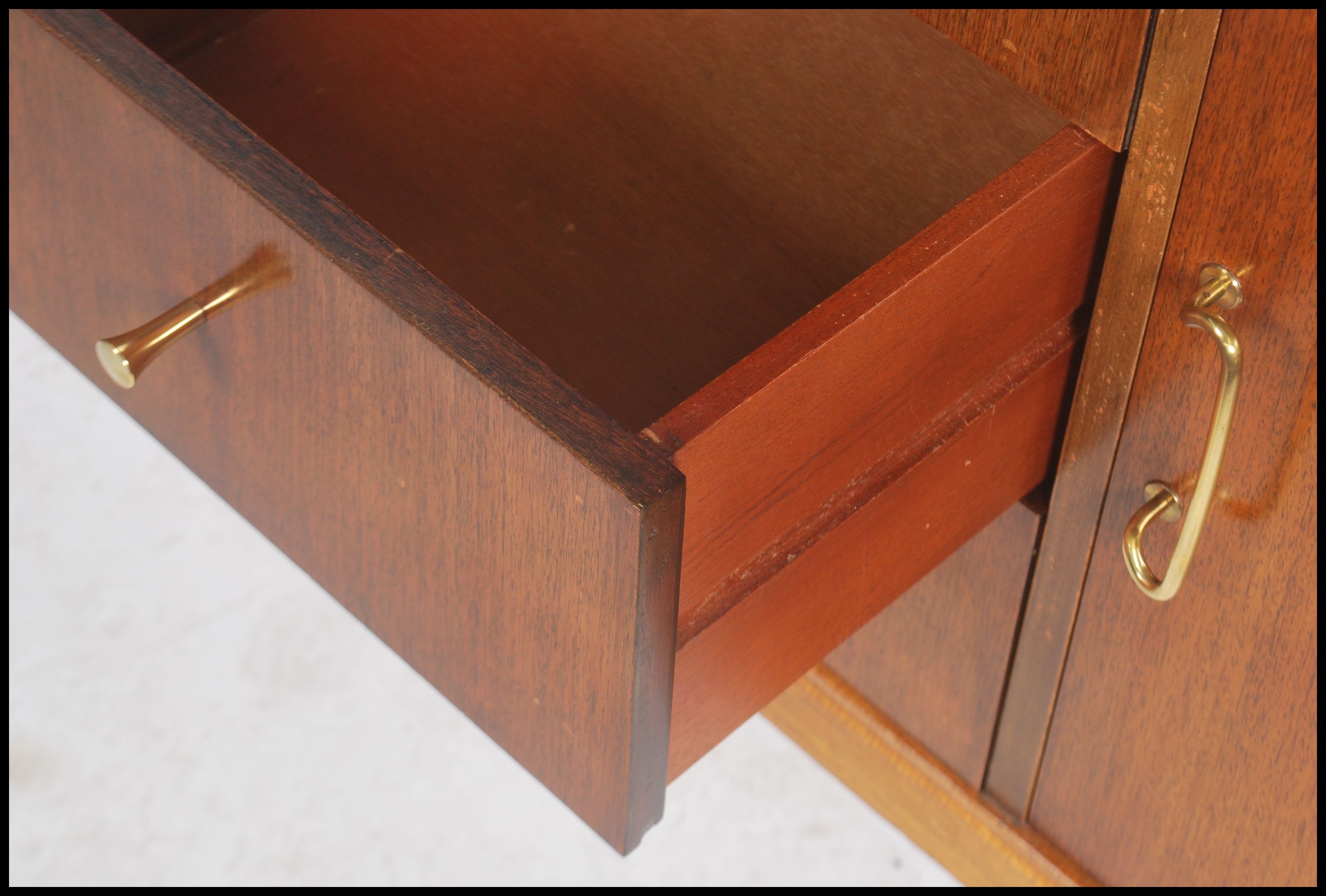 A good mid century / 1950's  sideboard by Pete Hayward for Vanson. The sideboard raised on tapered - Image 3 of 5