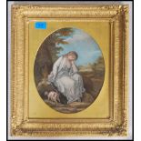 A 19th century framed and glazed Gouache painting