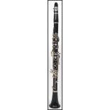 A vintage Armstrong Buffet clarinet having an ebon