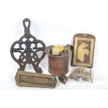 A collection of mainly vintage brass items to incl