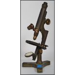 A 19th century monocular microscope, R. & J. Beck
