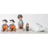 A group of  Goebbels ceramic figures to include a