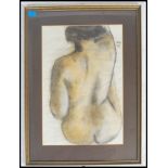 A 20th century framed and glazed portrait pastel s