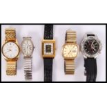 A collection of watches to include a gents Bernex