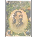 A 19th century William F. Buffalo Bill Cody  - Wild West Show Program. 1887 with facsimile signature