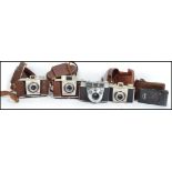 A collection of 5 20th century vintage Kodak camera's to include Bantem Colourmap x2 , Colourmap