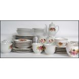 An extensive bone China tea service by Royal Norfo