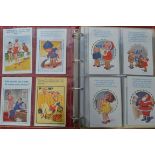 Donald McGill. Collection of his much sought after postcards. King of the Saucy Seaside comic